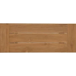 vidaXL Bankje 110 cm massief teakhout