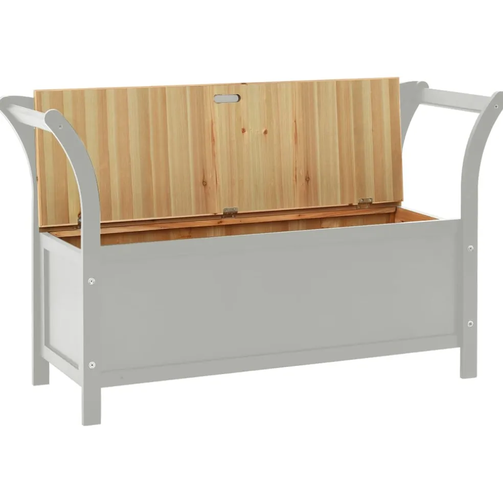 vidaXL Bankje 107x45x75,5 cm massief vurenhout