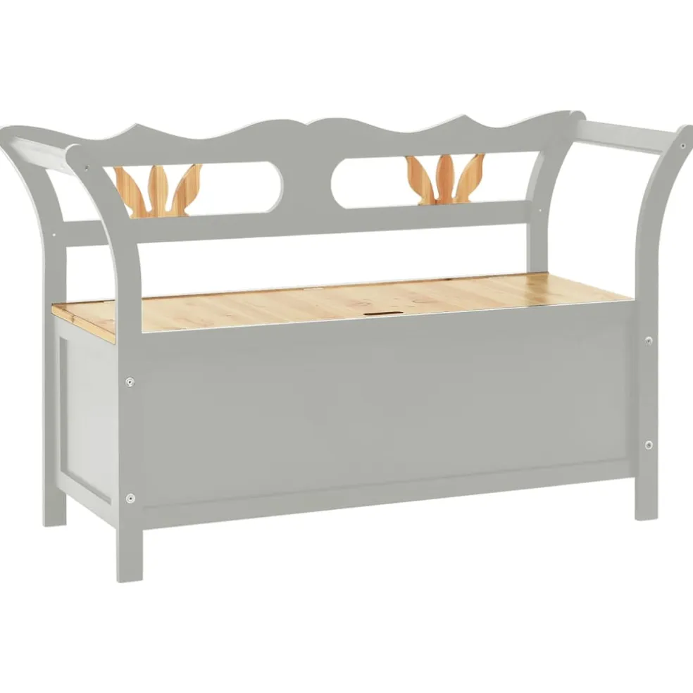 vidaXL Bankje 107x45x75,5 cm massief vurenhout
