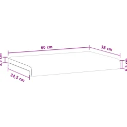 vidaXL Bankkussen fluweel Lichtgrijs Diepte 35 cm