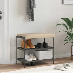 vidaXL Bankkussen Microvezel Crèmekleurig Diepte 35 cm