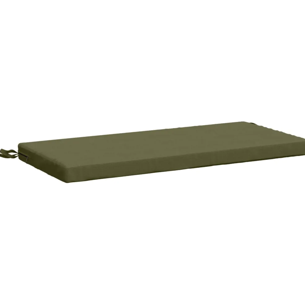 vidaXL Bankkussen SOEST 100% Polyester Olijfgroen 80 x 40 x 5 cm
