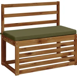 vidaXL Bankkussen SOEST 100% Polyester Olijfgroen 80 x 40 x 5 cm