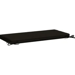 vidaXL Bankkussen SOEST 100% Polyester Zwart 60 x 40 x 5 cm