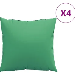vidaXL Bankkussens 4 st 60x60 cm stof groen