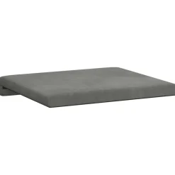 vidaXL Bankkussen 2 st fluweel Donkergrijs Diepte 35 cm