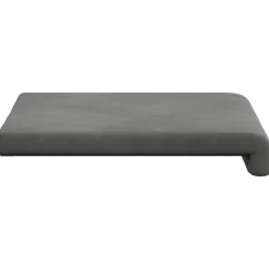 vidaXL Bankkussen 2 st fluweel Donkergrijs Diepte 35 cm