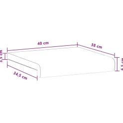 vidaXL Bankkussen 2 st fluweel Crèmekleurig Diepte 35 cm