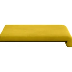 vidaXL Bankkussen 2 st fluweel Geel Diepte 35 cm