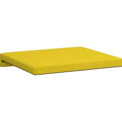 vidaXL Bankkussen 2 st Stof Lichtgeel Diepte 35 cm