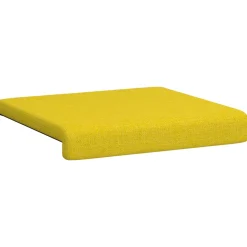 vidaXL Bankkussen 2 st Stof Lichtgeel Diepte 35 cm