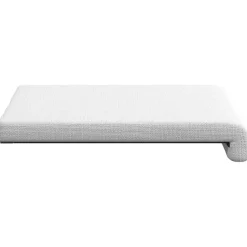 vidaXL Bankkussen 2 st Stof Wit Diepte 35 cm