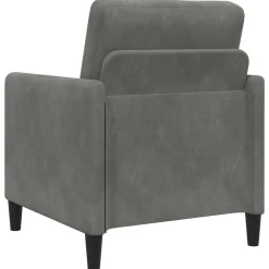 vidaXL Bank met opslag Donkergrijs 72 x 78 x 87 cm Polyester