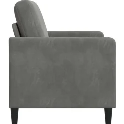 vidaXL Bank met opslag Donkergrijs 72 x 78 x 87 cm Polyester