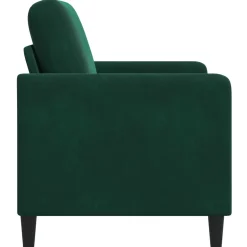 vidaXL Bank met opslag Donkergroen 72 x 78 x 87 cm Polyester