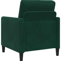 vidaXL Bank met opslag Donkergroen 72 x 78 x 87 cm Polyester