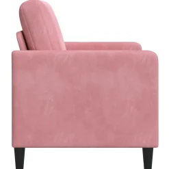 vidaXL Bank met opslag Roze 72 x 78 x 87 cm Polyester