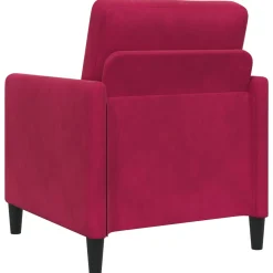 vidaXL Bank met opslag Wijnrood 72 x 78 x 87 cm Polyester