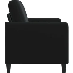 vidaXL Bank met opslag Zwart 72 x 78 x 87 cm Polyester