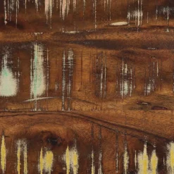 vidaXL Bank Multicolor 60x35x45 cm Massief Hout Hergebruikt