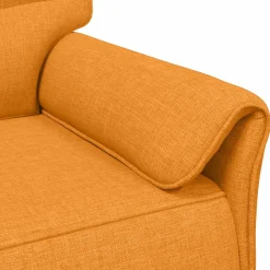 vidaXL Bank 100% polyester metalen frame MDF, Multiplex