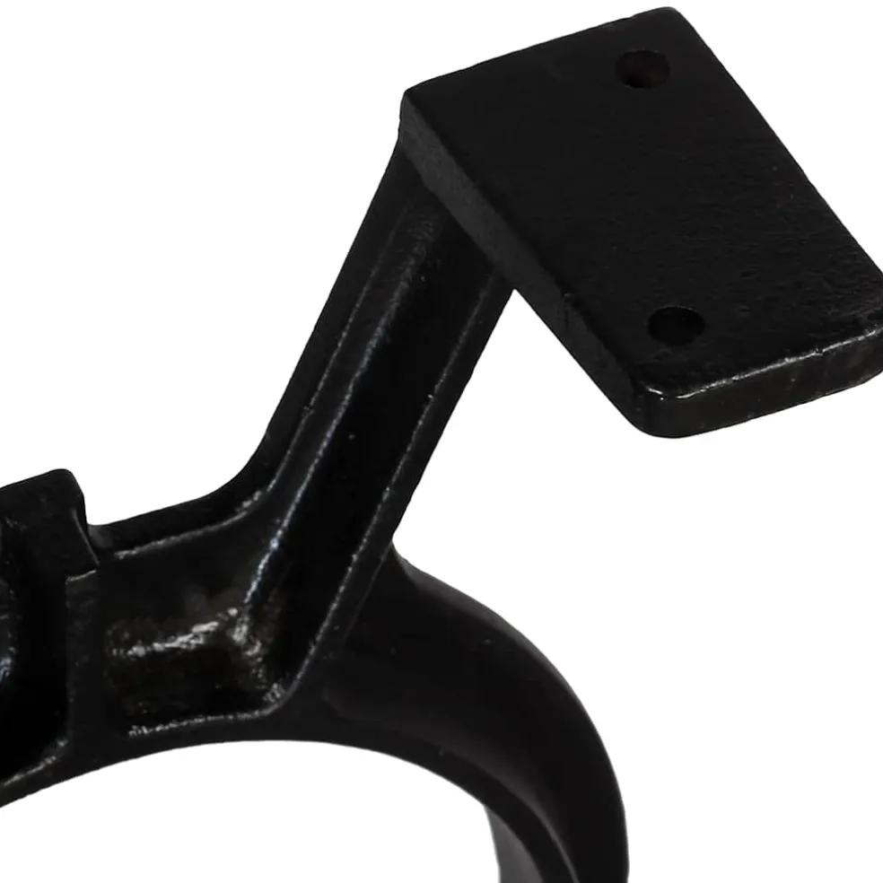 vidaXL Bankpoten 2 st O-frame gietijzer