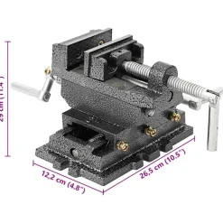 vidaXL Bankschroef handmatig 70 mm
