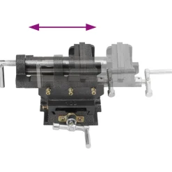 vidaXL Bankschroef handmatig 78 mm