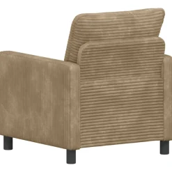 vidaXL Bank Taupe 76 x 81 x 87,5 cm Polyester