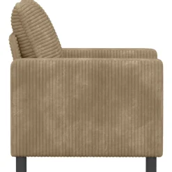 vidaXL Bank Taupe 76 x 81 x 87,5 cm Polyester