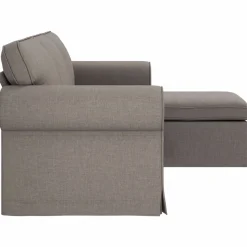 vidaXL Bank Taupe 195 x 138 x 80 cm Stof