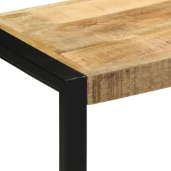 vidaXL Bank 60x35x45 cm massief ruw hout mango
