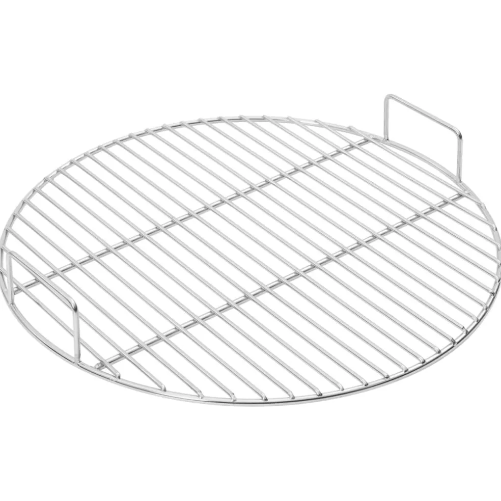 vidaXL Barbecuerooster met handgrepen rond Ø44,5 cm 304 roestvrijstaal