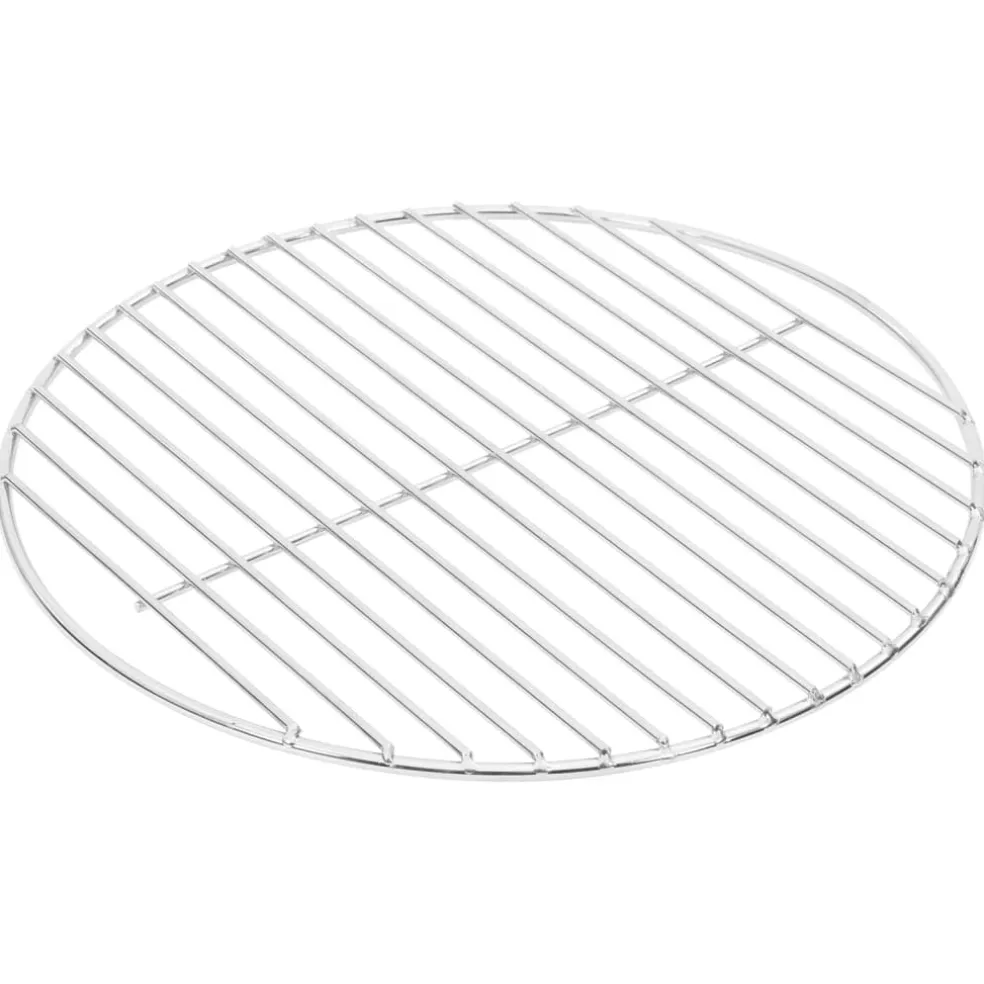 vidaXL Barbecuerooster rond Ø34,5 cm 304 roestvrij staal