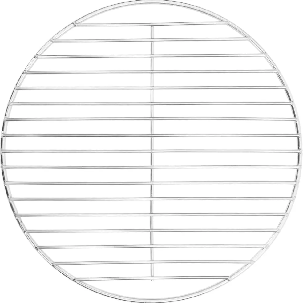 vidaXL Barbecuerooster rond Ø34,5 cm 304 roestvrij staal