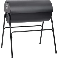 vidaXL Barbecuevat met 2 kookroosters 80x95x90 cm staal zwart