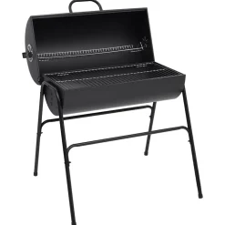 vidaXL Barbecuevat met 2 kookroosters 80x95x90 cm staal zwart