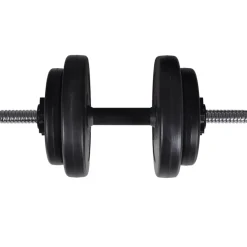 vidaXL Barbell- en dumbbellset 60,5 kg