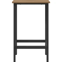 vidaXL Barkruk Artisanaal eiken 40 x 32 x 64 cm Bewerkt hout