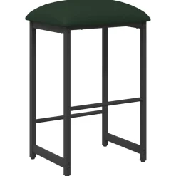 vidaXL Barkruk Donkergroen 40 x 32 x 64 cm Bewerkt hout