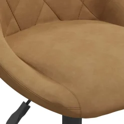 vidaXL Barkruk fluweel bruin