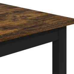 vidaXL Barkruk Gerookt eiken 40 x 32 x 64 cm Bewerkt hout