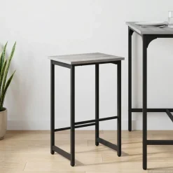 vidaXL Barkruk Grijs Sonoma 40 x 32 x 64 cm Bewerkt hout