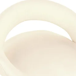 vidaXL Barkrukken 2 st fluweel crèmekleurig
