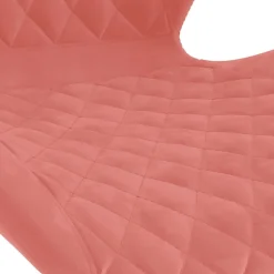vidaXL Barkrukken 2 st fluweel roze