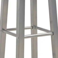 vidaXL Barkrukken 2 st MDF antraciet