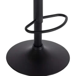vidaXL Barkrukken 2 st stof taupe