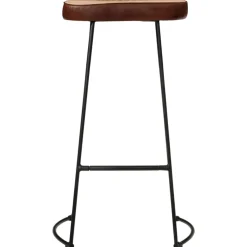 vidaXL Barkrukken 2 st 44x37,5x78 cm donkerbruin