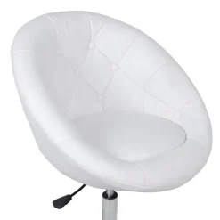 vidaXL Barkruk kunstleer wit
