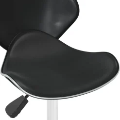 vidaXL Barkruk kunstleer zwart